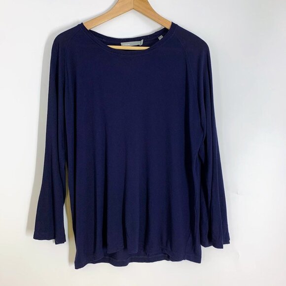 Vince Women's Round‎ Neck Long Sleeve Knit Shirt Size M - Picture 1 of 10